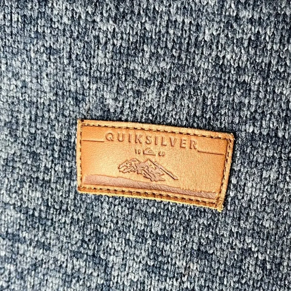 Quiksilver Keller Block Crew Sweatshirt Blue XL NWOT